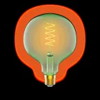 Лампа светодиодная LED Filament Flexible G125-C Green E27 5W 190lm 1800K 125*178mm 1/10 | 1012802105 | Gauss