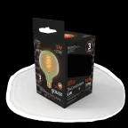 Лампа светодиодная LED Filament Flexible G125-C Green E27 5W 190lm 1800K 125*178mm 1/10 | 1012802105 | Gauss