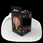 Лампа светодиодная LED Filament Flexible G125-C Pink E27 5W 190lm 1800K 125*178mm 1/10 | 1011802105 | Gauss