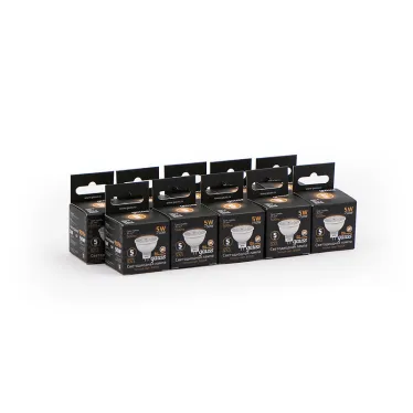 Лампа светодиодная LED 5Вт GU5.3 220В 3000К MR16 | 101505105 | Gauss