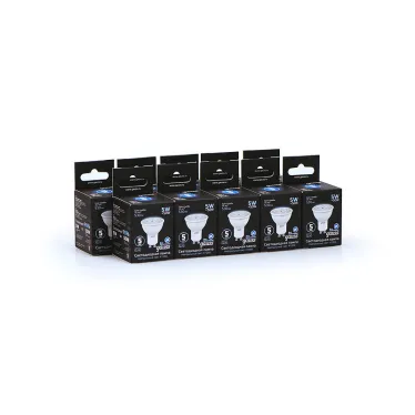 Лампа светодиодная LED 5Вт GU10 220В 4100К MR16 | 101506205 | Gauss