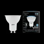 Лампа светодиодная LED 5Вт GU10 220В 4100К MR16 | 101506205 | Gauss