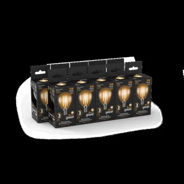 Лампа светодиодная LED 5Вт E14 220В 2700К шар | 105801105 | Gauss