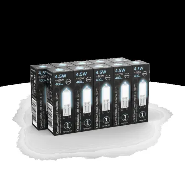 Лампа светодиодная LED 4,5Вт G9 AC220-240В 4100К| 107809204 | Gauss