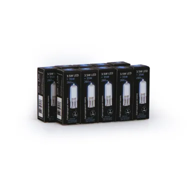 Лампа светодиодная LED 3,5Вт G9 AC220-240В 4100К Glass | 107809203 | Gauss