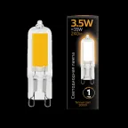 Лампа светодиодная LED 3,5Вт G9 AC220-240В 3000К Glass | 107809103 | Gauss