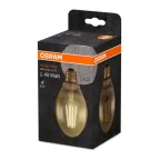 Лампа светодиодная филаментная Vintage 1906 LED CL OVAL FIL GOLD 40 non-dim 4 5W/825 E27 | 4058075091979 | Osram