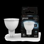 Лампа светодиодная LED 3Вт GU4 220В 4100К MR11 d35х45мм | 132517203 | Gauss