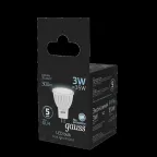 Лампа светодиодная LED 3Вт GU4 220В 4100К MR11 d35х45мм | 132517203 | Gauss