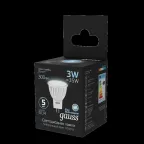 Лампа светодиодная LED 3Вт GU4 220В 4100К MR11 d35х45мм | 132517203 | Gauss