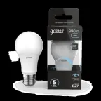 Лампа светодиодная LED 11Вт E27 220В 4100К A60, диммируемая | 102502211-D | Gauss