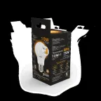 Лампа светодиодная LED 10Вт E27 220В 2700К A60, диммируемая | 102502110-S | Gauss
