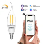 Лампа светодиодная филаментная Smart Home DIM E14 CF35 4,5 Вт 1/10/40 | 1260112 | Gauss