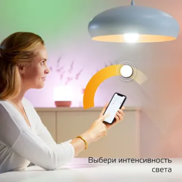 Лампа светодиодная Smart Home DIM E14 C37 5 Вт 2700К 1/10/40 | 1100112 | Gauss