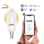 Лампа светодиодная Smart Home DIM E14 C37 5 Вт 2700К 1/10/40 | 1100112 | Gauss