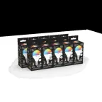 Лампа светодиодная Smart LED Шар G45 6W E14 RGBW+dim 1/10/100 | 105101406 | Gauss