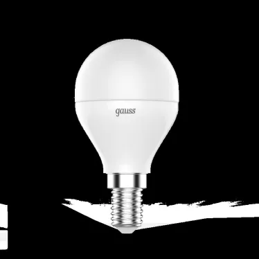 Лампа светодиодная Smart LED Шар G45 6W E14 RGBW+dim 1/10/100 | 105101406 | Gauss