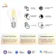 Лампа светодиодная филаментная Smart Home DIM E27 A60 7 Вт 1/10/40 | 1200112 | Gauss
