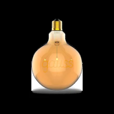 Лампа светодиодная LED Filament G125 E27 2,5W Golden 200lm 2000K 1/20 | 175802003 | Gauss