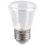 Лампа светодиодная LB-372 Колокольчик прозрачный E27 1W 6400K | 25908 | Feron
