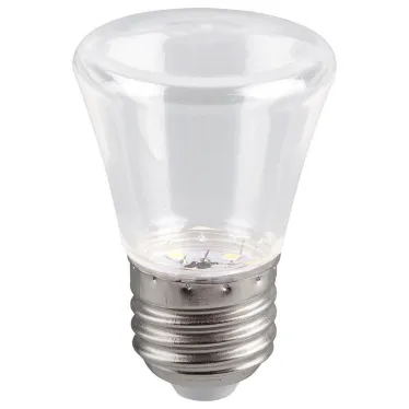 Лампа светодиодная LB-372 Колокольчик прозрачный E27 1W 6400K | 25908 | Feron