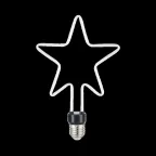 Лампа светодиодная LED Filament Bulbless Star Milky E27 7W 580lm 2700K 135*195mm 1/10/100 | 1006802104 | Gauss