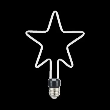 Лампа светодиодная LED Filament Bulbless Star Milky E27 7W 580lm 2700K 135*195mm 1/10/100 | 1006802104 | Gauss
