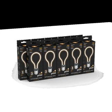 Лампа светодиодная LED Filament Bulbless A72 Milky E27 4W 330lm 2700K 72*160mm 1/10/100 | 1004802104 | Gauss