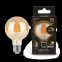 Лампа светодиодная Filament G95 6W 620lm 2400К Е27 golden диммируемая | 105802006-D | Gauss