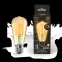 Лампа светодиодная Filament ST64 6W 620lm 2400К Е27 golden диммируемая | 102802006-D | Gauss