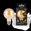 Лампа светодиодная Filament G95 6W 620lm 2400К Е27 golden диммируемая | 105802006-D | Gauss