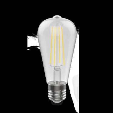 Лампа светодиодная Filament ST64 10W 970lm 4100К Е27 | 157802210 | Gauss