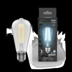 Лампа светодиодная Filament ST64 10W 970lm 4100К Е27 | 157802210 | Gauss