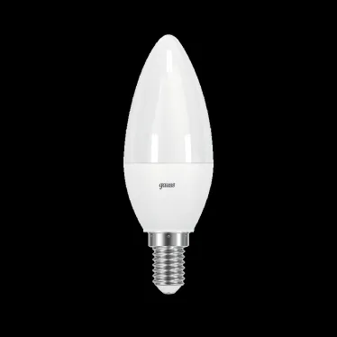 Лампа светодиодная Свеча 7W 590lm 6500К E14 диммируемая | 103101307-D | Gauss