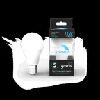 Лампа светодиодная A60 11W 990lm 6500К E27 диммируемая | 102502311-D | Gauss