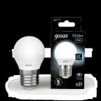 Лампа светодиодная LED Globe E27 9.5W 4100K | 105102210 | Gauss