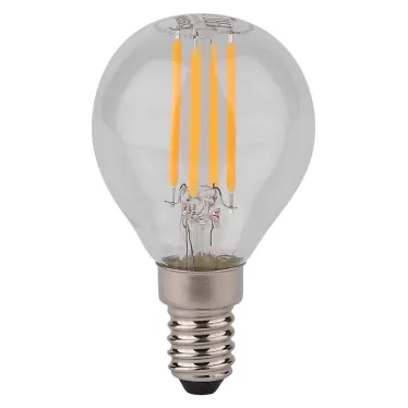 Лампа светодиодная филаментная LED STAR Classic P 4W, прозрачная колба, Е14 LEDSCLP40 4W/827 230V FIL E14 FS1 | 4058075068377 | Osram