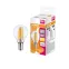 Лампа светодиодная филаментная LED STAR Classic P 5W, прозрачная колба, Е14 LSCLP60 CL 5W/827 230V FILE1410X1RU | 4058075212459 | Osram