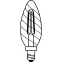 Лампа светодиодная филаментная LED STAR Classic BW 4W, прозрачная колба, Е14 LEDSCLBW40 4W/827 230V FIL E14 FS1 | 4058075055391 | Osram