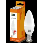 Лампа светодиодная LED 5Вт Е14 220В 3000К C35 свеча | LLE-C35-5-230-30-E14 | IEK