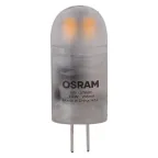 Лампа светодиодная LED STAR PIN20 1, 7W, матовая колба, G4, 12 Вольт LEDSPIN20 1, 7W/827 12VFR G4 FS1 | 4058075057142 | Osram