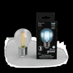 Лампа светодиодная LED 5Вт E27 220В 4100К шар | 105802205 | Gauss