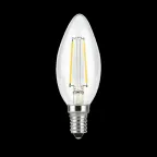 Лампа светодиодная LED 5Вт E14 220В 4100К свеча, диммируемая | 103801205-D | Gauss