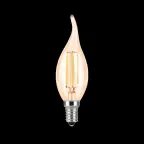 Лампа светодиодная LED 5Вт E14 220В 4100К свеча на ветру | 104801805 | Gauss