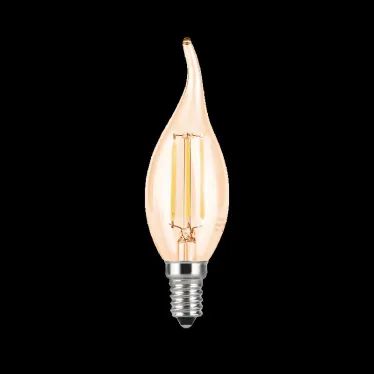 Лампа светодиодная LED 5Вт E14 220В 4100К свеча на ветру | 104801805 | Gauss