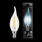 Лампа светодиодная LED 5Вт E14 220В 4100К свеча на ветру | 104801205 | Gauss