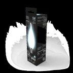 Лампа светодиодная LED 5Вт E14 220В 4100К свеча на ветру | 104201205 | Gauss