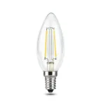 Лампа светодиодная LED 5Вт E14 220В 4100К свеча | 103801205 | Gauss