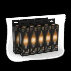 Лампа светодиодная LED 5Вт E14 220В 2700К свеча на ветру | 104801005 | Gauss