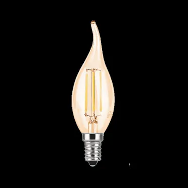 Лампа светодиодная LED 5Вт E14 220В 2700К свеча на ветру | 104801005 | Gauss